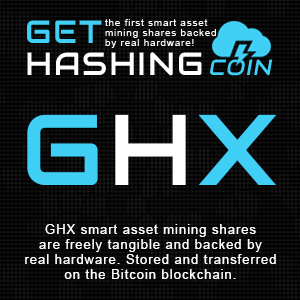 GetHashing smart asset bitcoin mining shares